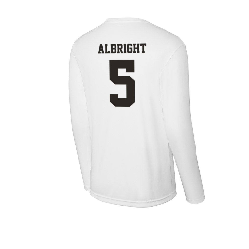 Marshall - NCAA Baseball : Blaine Albright - Classic Shersey Activewear Long Sleeve T-Shirt-1