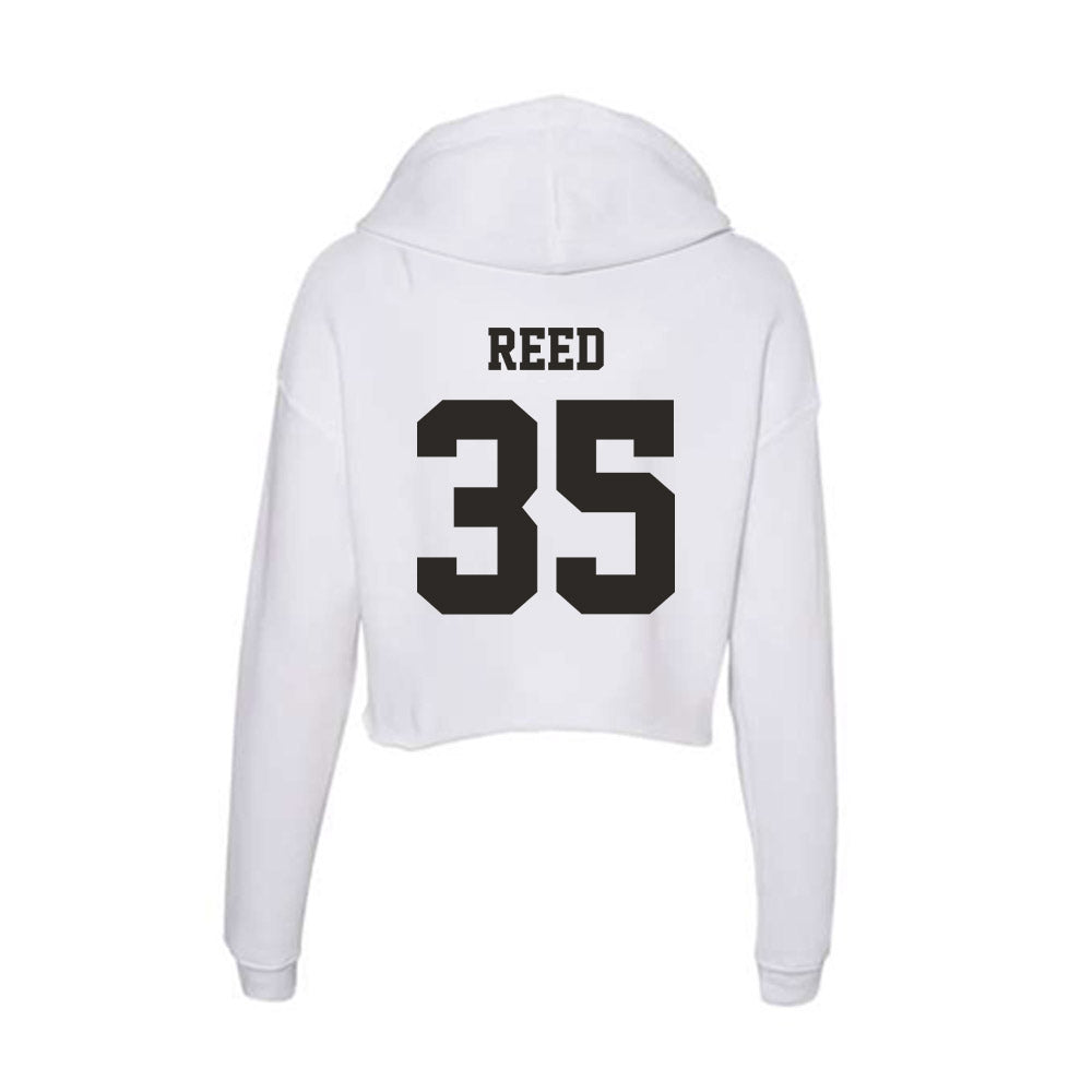 Marshall - NCAA Football : Cace Reed - Women's Crop Fleece Hoodie-1