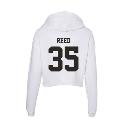 Marshall - NCAA Football : Cace Reed - Women's Crop Fleece Hoodie-1