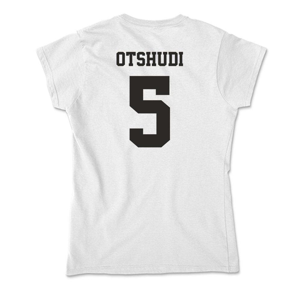 Marshall - NCAA Men's Basketball : Noah Otshudi - Classic Shersey Soft Style Women’s T-Shirt-1