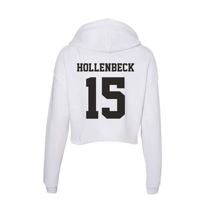 Marshall - NCAA Men's Basketball : Caleb Hollenbeck - Classic Shersey Women's Crop Fleece Hoodie-1