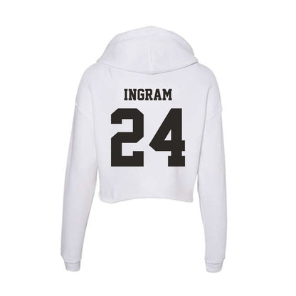 Marshall - NCAA Women's Basketball : Kassie Ingram - Classic Shersey Women's Crop Fleece Hoodie-1