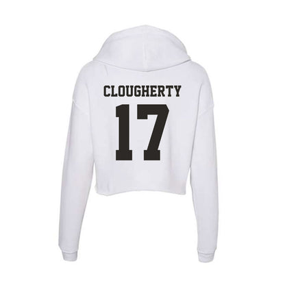 Marshall - NCAA Football : Jack Clougherty - Women's Crop Fleece Hoodie-1