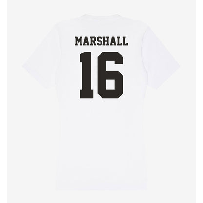 Marshall - NCAA Football : Jalen Marshall - Women's V-Neck T-Shirt-1
