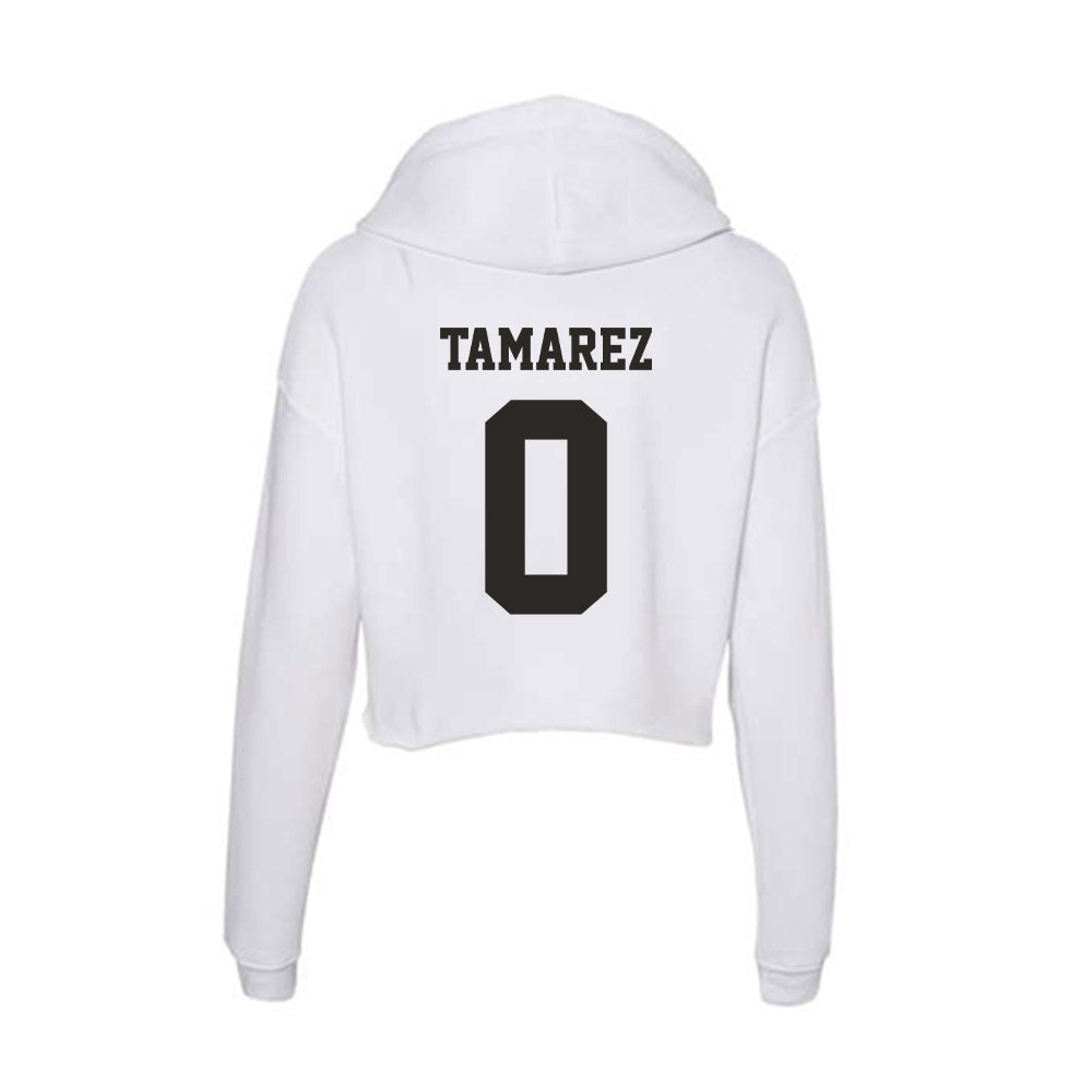 Marshall - NCAA Football : Deandre Tamarez - Classic Shersey Women's Crop Fleece Hoodie-1