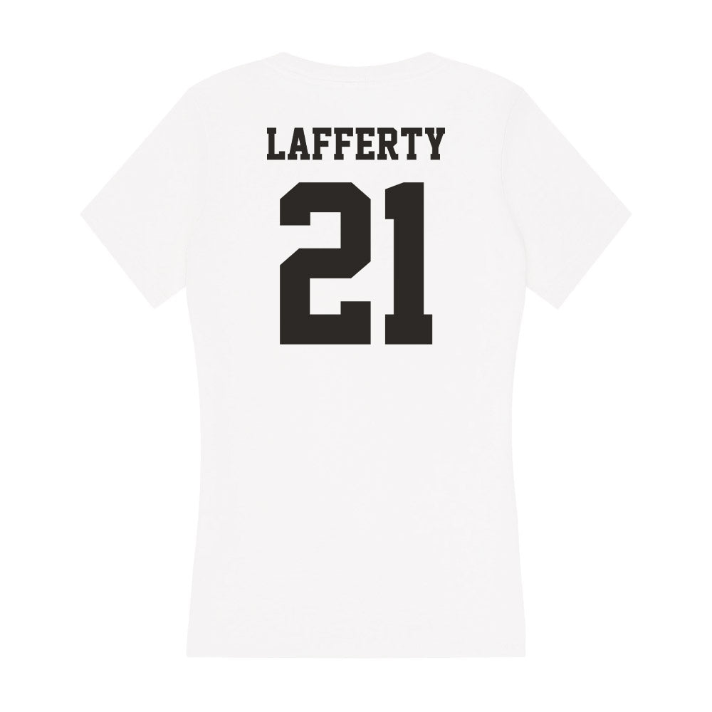  - NCAA Baseball : Will Lafferty - Women's V-Neck T-Shirt-1