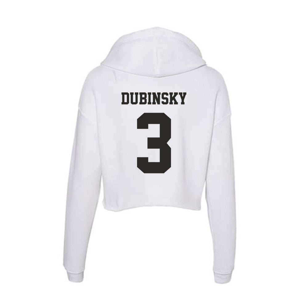 Marshall - NCAA Men's Basketball : Wilson Dubinsky - Classic Shersey Women's Crop Fleece Hoodie-1