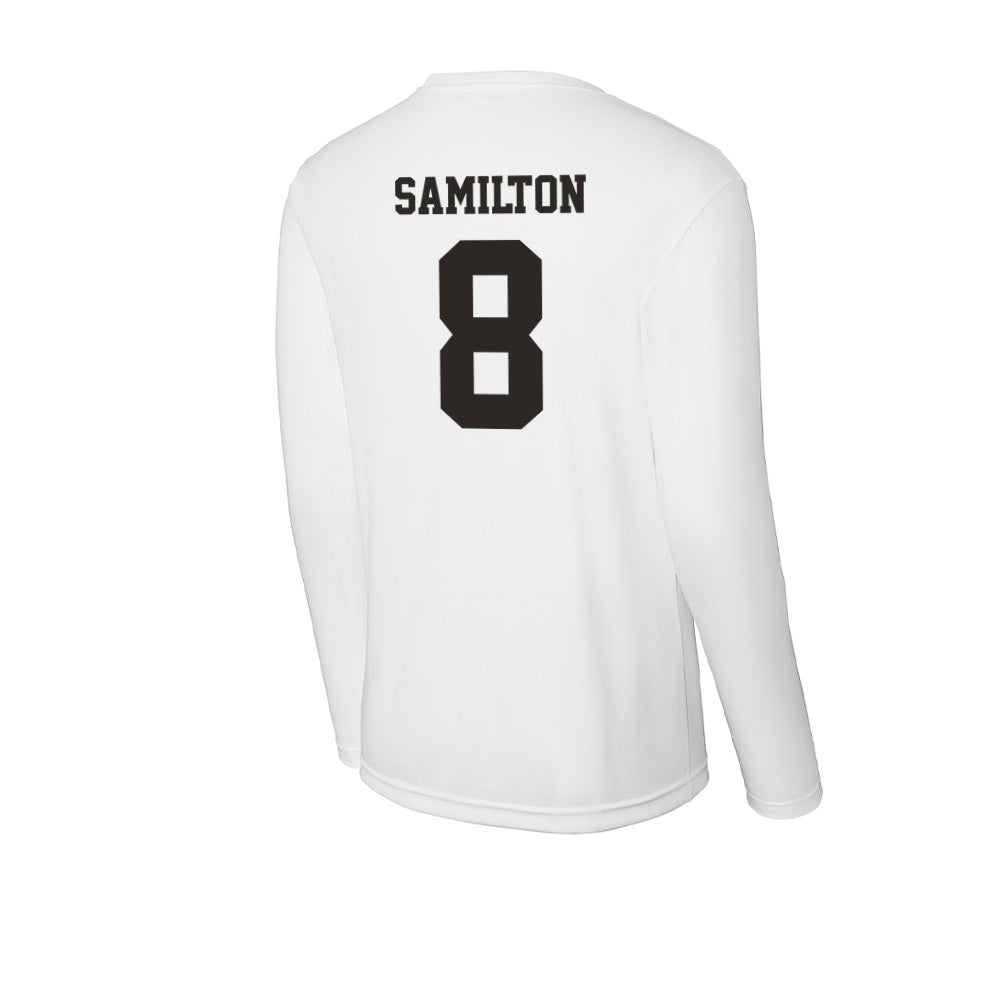 Marshall - NCAA Women's Volleyball : Bria Samilton - Activewear Long Sleeve T-Shirt-1