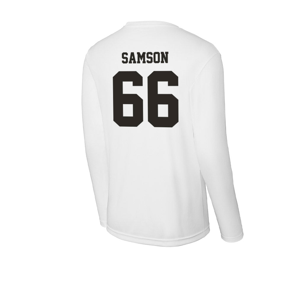 Marshall - NCAA Football : Gauge Samson - Activewear Long Sleeve T-Shirt-1