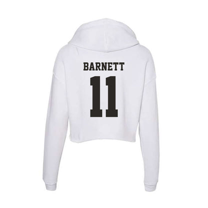 Marshall - NCAA Women's Volleyball : Emma Barnett - Classic Shersey Women's Crop Fleece Hoodie-1