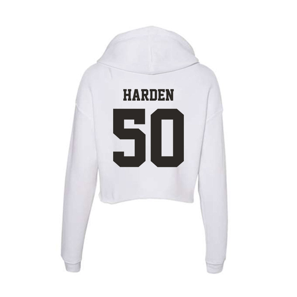 Marshall - NCAA Football : Henry Harden - Classic Shersey Women's Crop Fleece Hoodie-1