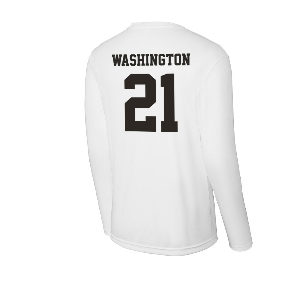 Marshall - NCAA Softball : Kaleea Washington - Activewear Long Sleeve T-Shirt-1