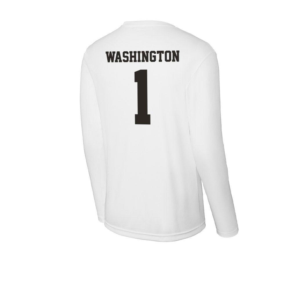 Marshall - NCAA Softball : Destiny Washington - Activewear Long Sleeve T-Shirt-1