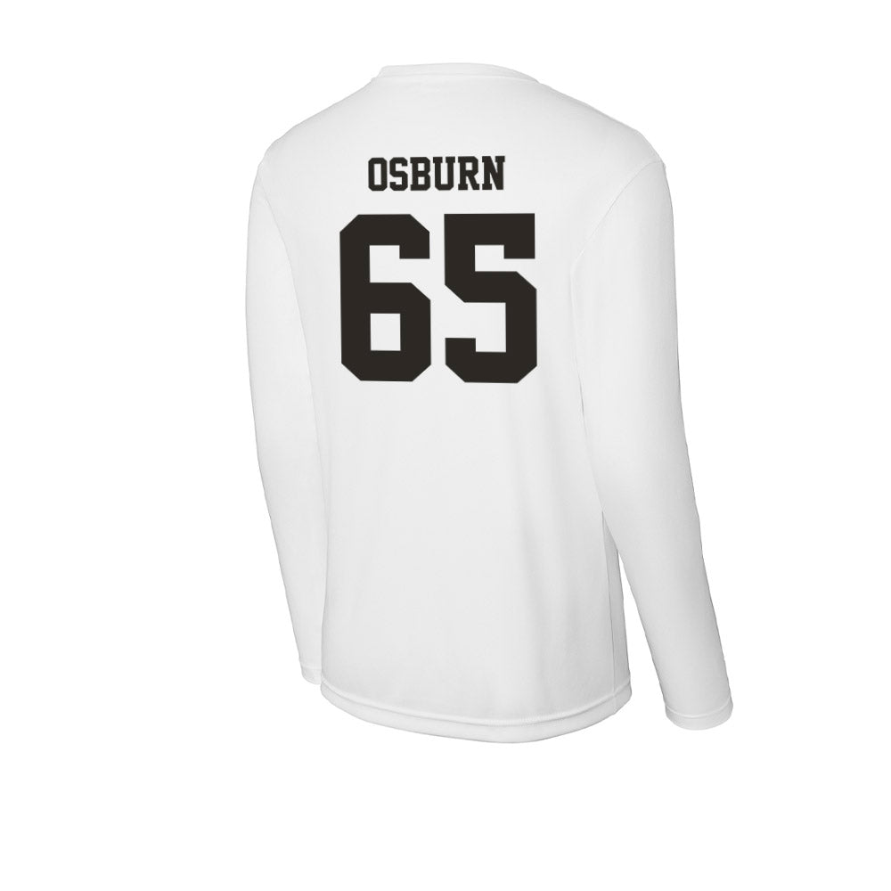 Marshall - NCAA Football : Logan Osburn - Activewear Long Sleeve T-Shirt-1