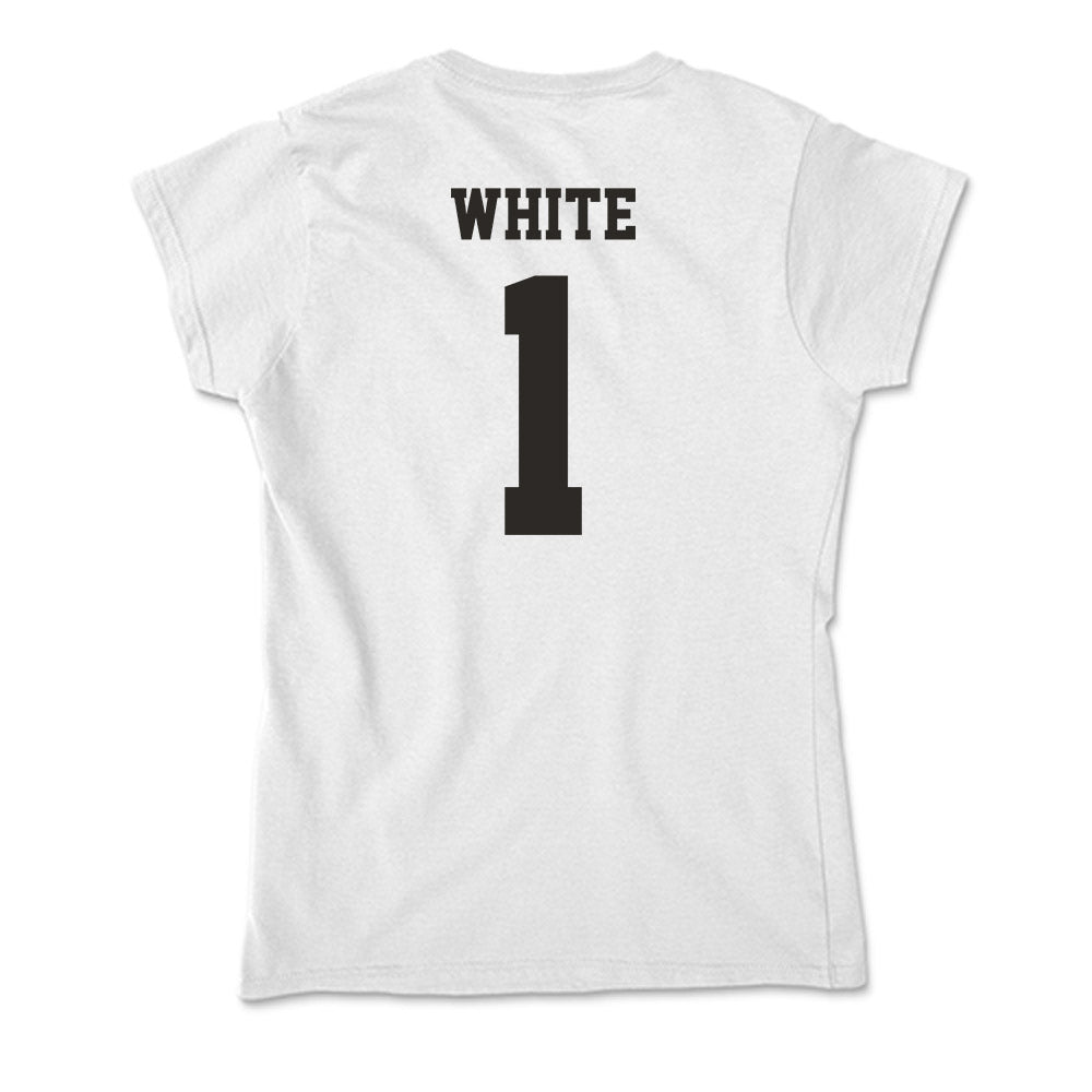 Marshall - NCAA Men's Basketball : Kaiden White - Classic Shersey Soft Style Women’s T-Shirt-1