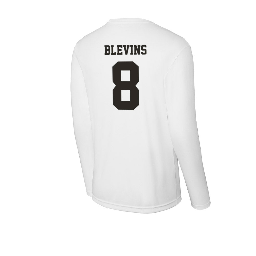 Marshall - NCAA Baseball : Thomas Blevins - Activewear Long Sleeve T-Shirt-1