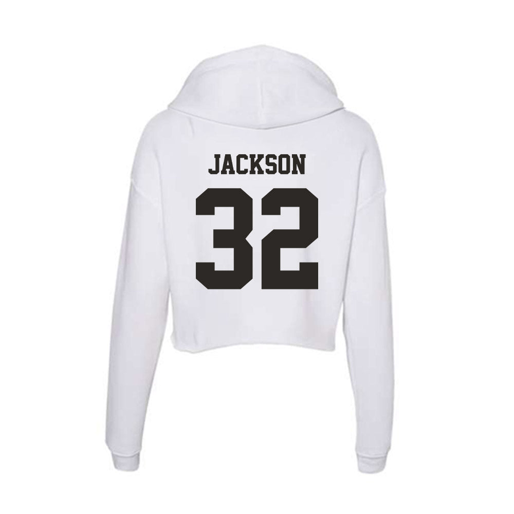 Marshall - NCAA Baseball : Peyton Jackson - Women's Crop Fleece Hoodie-1