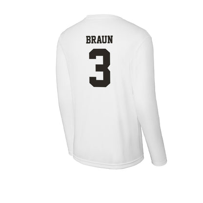 Marshall - NCAA Men's Basketball : Kyle Braun - Activewear Long Sleeve T-Shirt-1