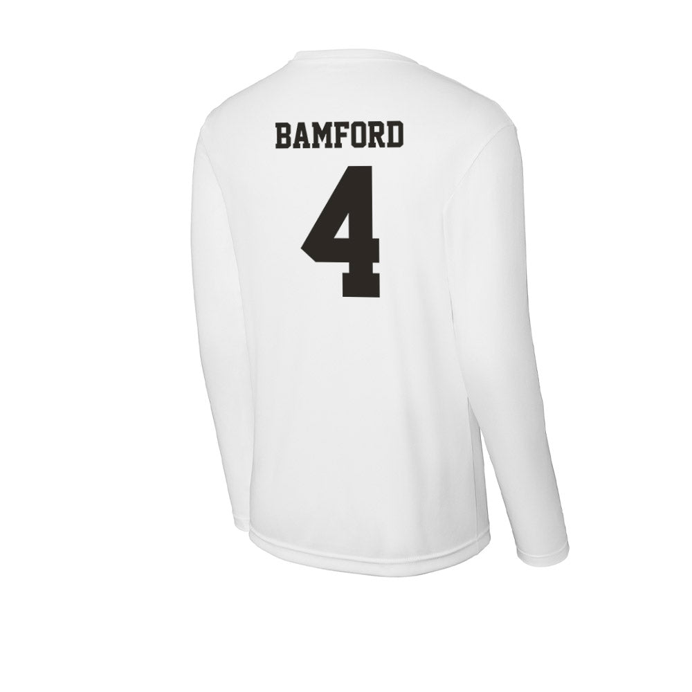 Marshall - NCAA Men's Soccer : Alex Bamford - Activewear Long Sleeve T-Shirt-1