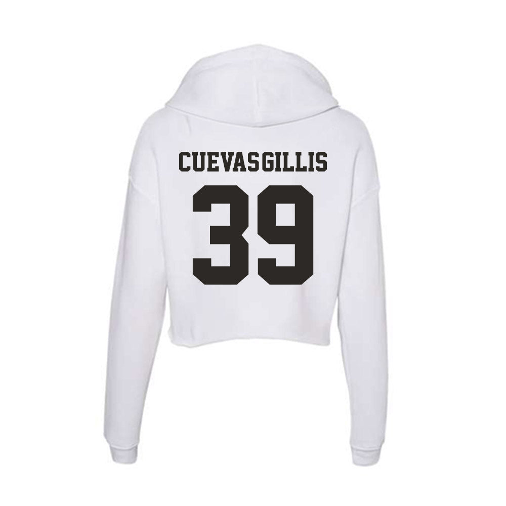 Marshall - NCAA Football : Ajani Cuevas-Gillis - Women's Crop Fleece Hoodie-1