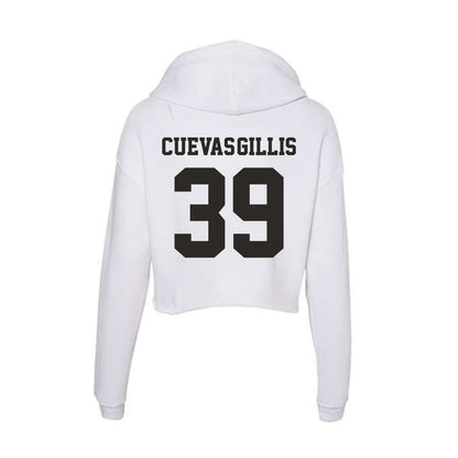 Marshall - NCAA Football : Ajani Cuevas-Gillis - Women's Crop Fleece Hoodie-1