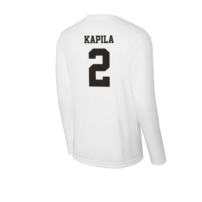 Marshall - NCAA Men's Soccer : Rohin Kapila - Activewear Long Sleeve T-Shirt-1