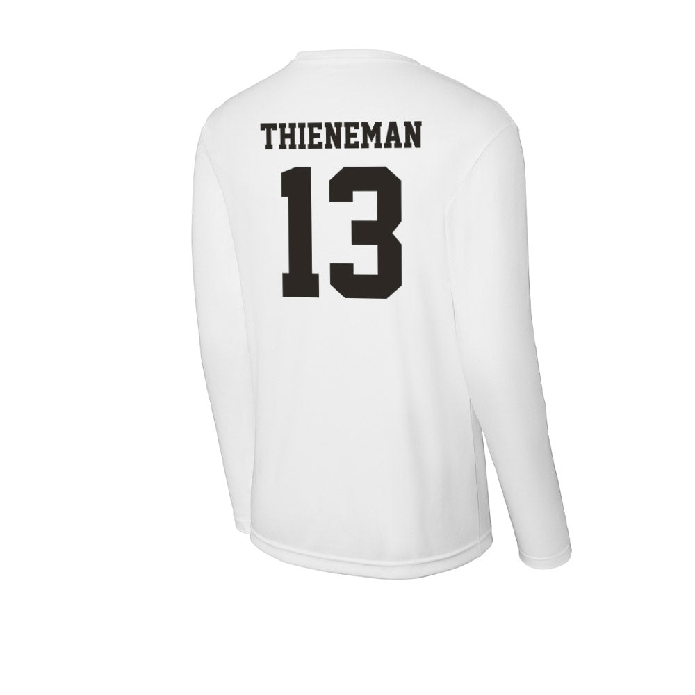 Marshall - NCAA Men's Basketball : Creighton Thieneman - Activewear Long Sleeve T-Shirt-1