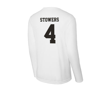 Marshall - NCAA Women's Basketball : Zenthia Stowers - Activewear Long Sleeve T-Shirt-1