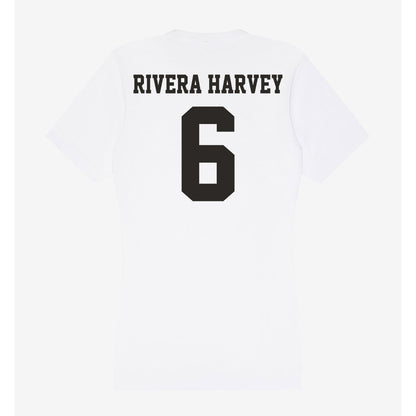Marshall - NCAA Football : Jalil Rivera Harvey - Women's V-Neck T-Shirt-1