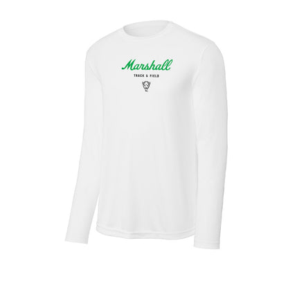 Marshall - NCAA Men's Track & Field : Isaiah Valentine - Activewear Long Sleeve T-Shirt-0