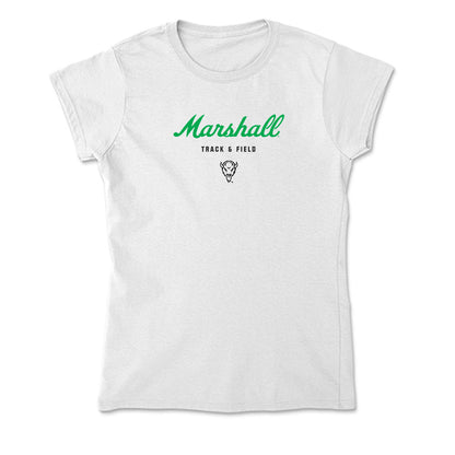 Marshall - NCAA Men's Track & Field : Joey Burt - Soft Style Women’s T-Shirt-0