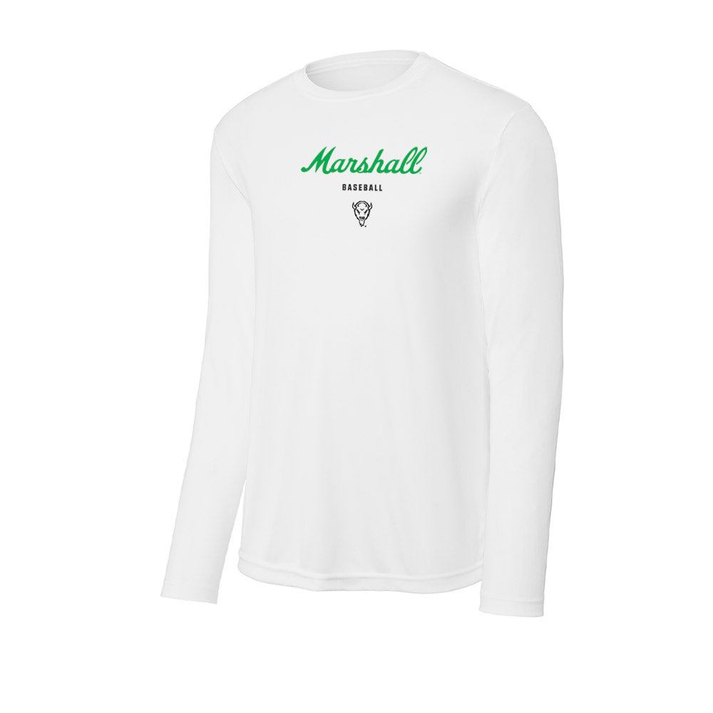 Marshall - NCAA Baseball : Blaine Albright - Classic Shersey Activewear Long Sleeve T-Shirt-0