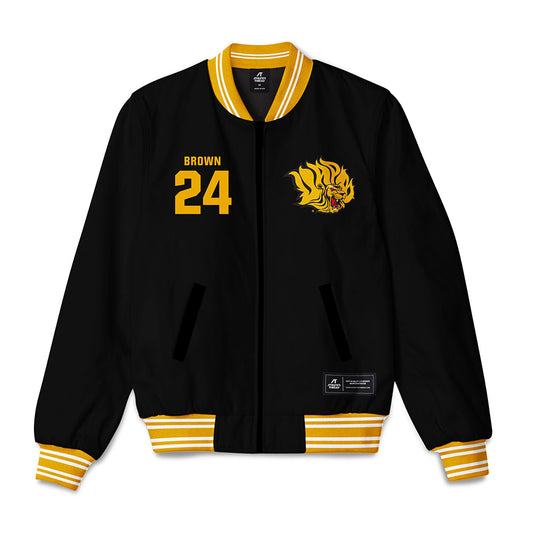 UAPB - NCAA Baseball : Darrius Brown - Bomber Jacket-0