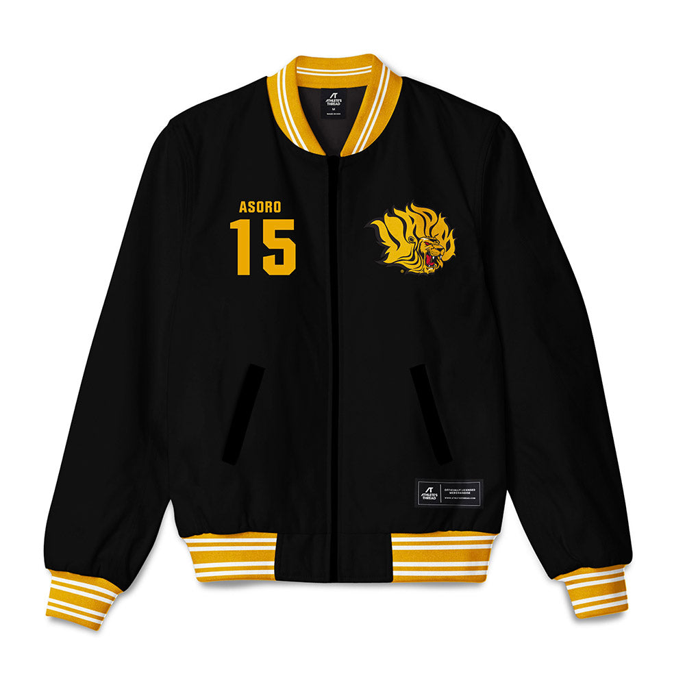 UAPB - NCAA Men's Basketball : Dennis Asoro - Bomber Jacket-0