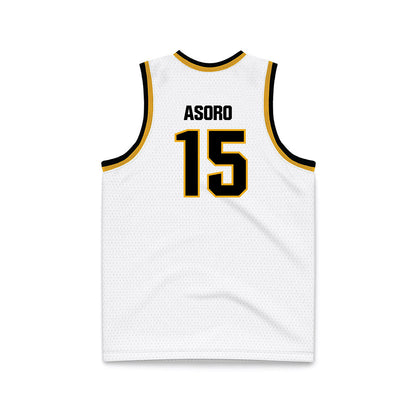 UAPB - NCAA Men's Basketball : Dennis Asoro - White Basketball Jersey-1