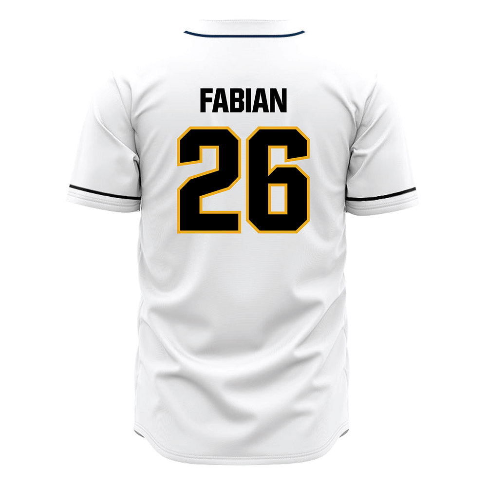 UAPB - NCAA Baseball : Kenney Fabian - White Jersey-1