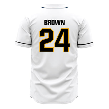 UAPB - NCAA Baseball : Darrius Brown - White Jersey-1