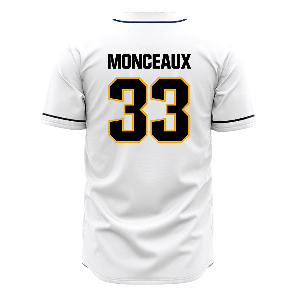 UAPB - NCAA Baseball : Nathan Monceaux - White Jersey-1