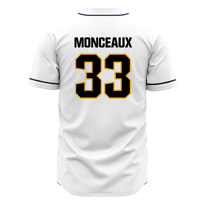 UAPB - NCAA Baseball : Nathan Monceaux - White Jersey-1
