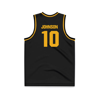 UAPB - NCAA Men's Basketball : Landon Johnson - Black Basketball Jersey-1