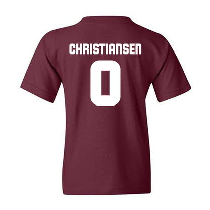 Colgate - NCAA Men's Soccer : Mason Christiansen - Youth T-Shirt-1