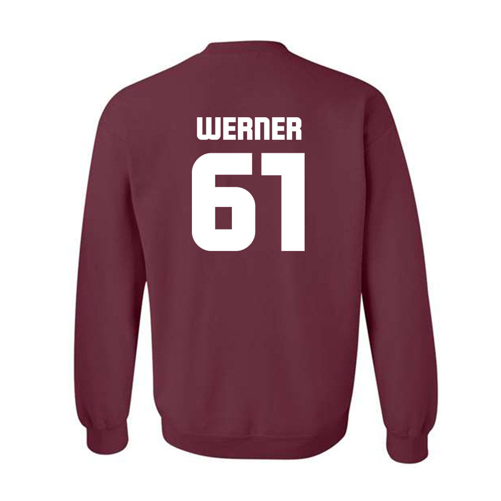Colgate - NCAA Football : Dominic Werner - Crewneck Sweatshirt-1