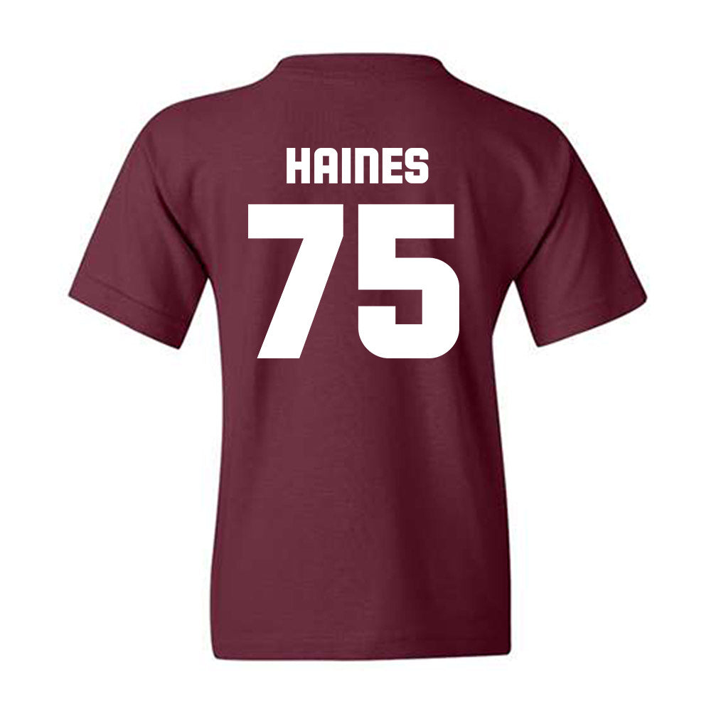 Colgate - NCAA Football : Gabriel Haines - Youth T-Shirt-1