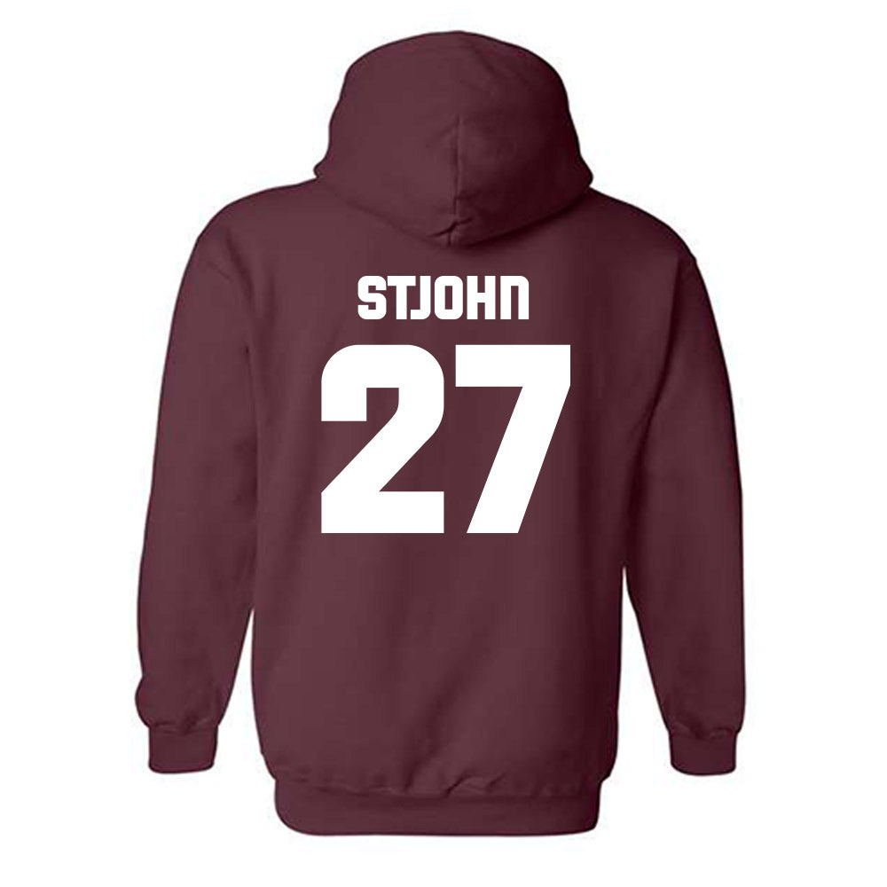 Colgate - NCAA Men's Soccer : Alex StJohn - Hooded Sweatshirt-1
