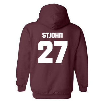 Colgate - NCAA Men's Soccer : Alex StJohn - Hooded Sweatshirt-1