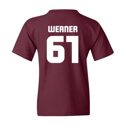Colgate - NCAA Football : Dominic Werner - Youth T-Shirt-1