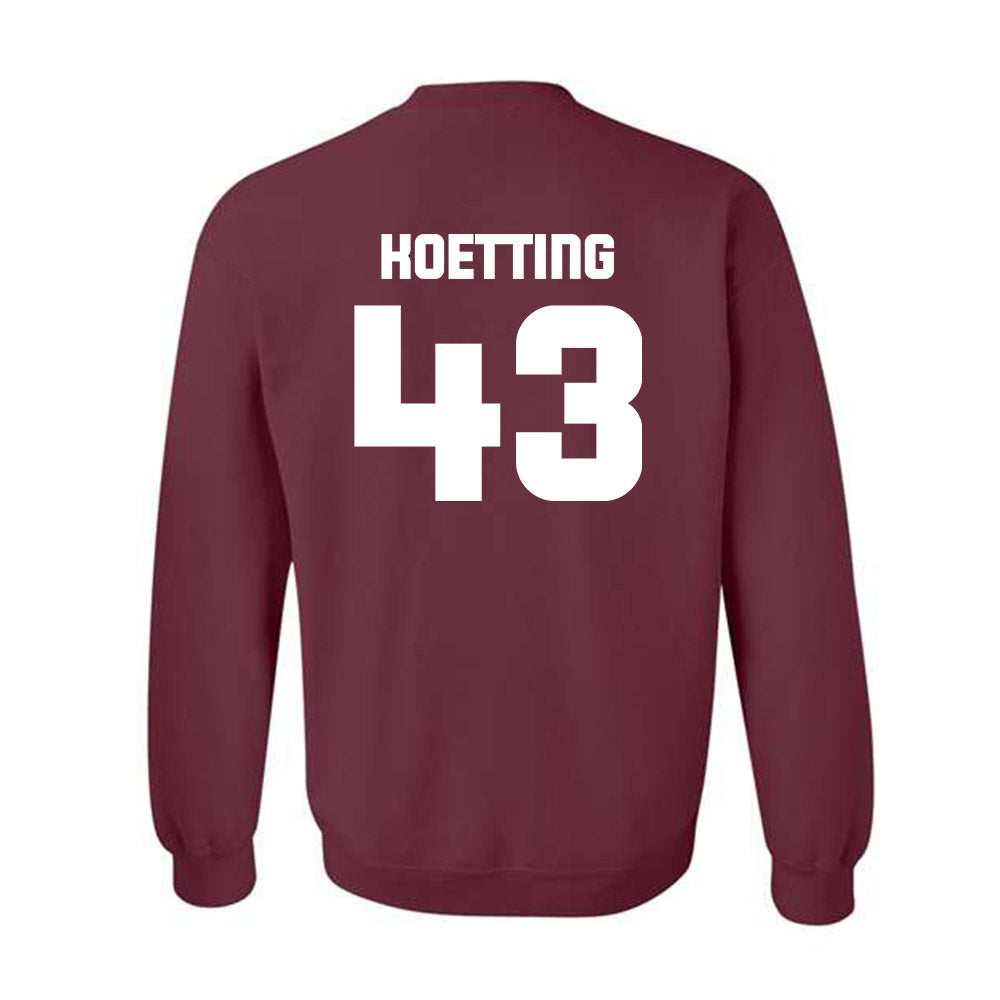 Colgate - NCAA Football : Jeb Koetting - Crewneck Sweatshirt-1