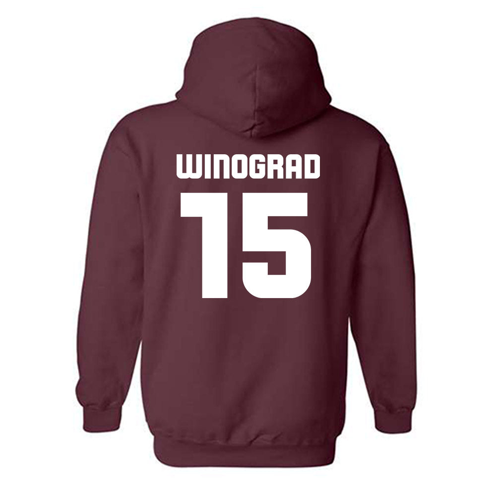 Colgate - NCAA Men's Soccer : Liam Winograd - Hooded Sweatshirt-1