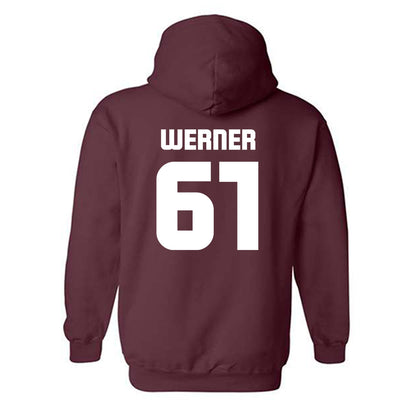 Colgate - NCAA Football : Dominic Werner - Hooded Sweatshirt-1
