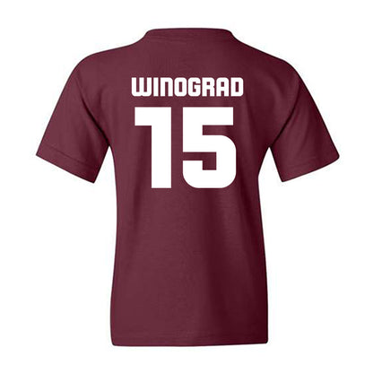 Colgate - NCAA Men's Soccer : Liam Winograd - Youth T-Shirt-1